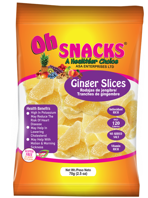 Oh Snacks Ginger Slices