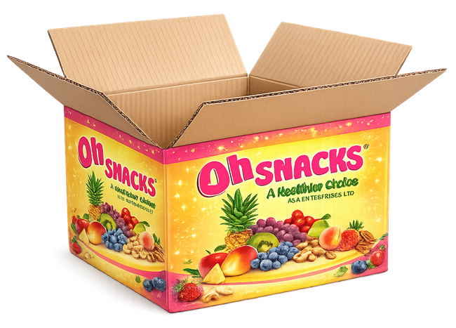 Oh Snacks Open Product Box